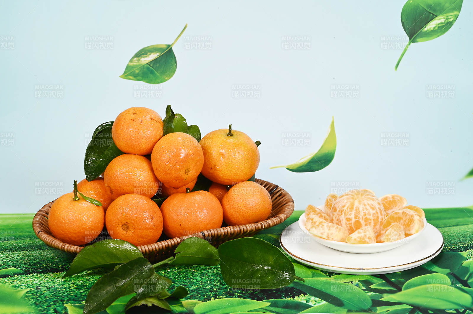 果肉味甜健康食物橙黄色的金桔特写图片