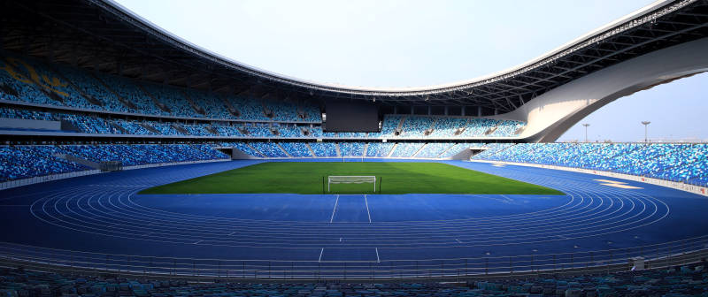 空旷体育场全景图片