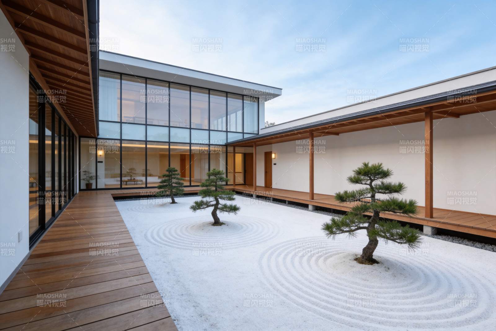 现代日式庭院图片