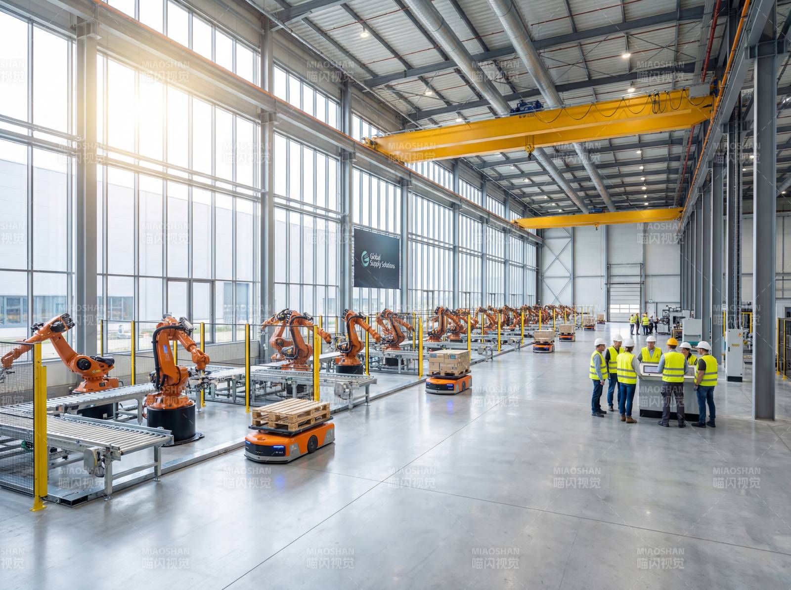 智能工厂自动化生产图片