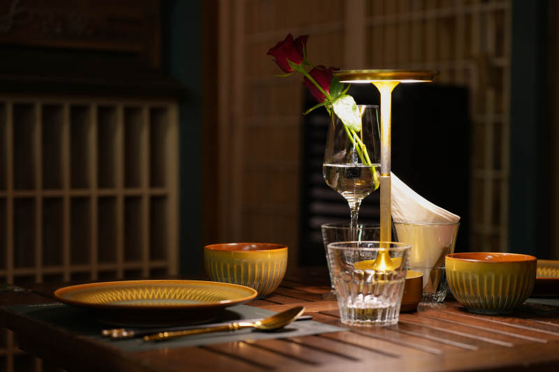 烛光晚餐 浪漫一隅图片