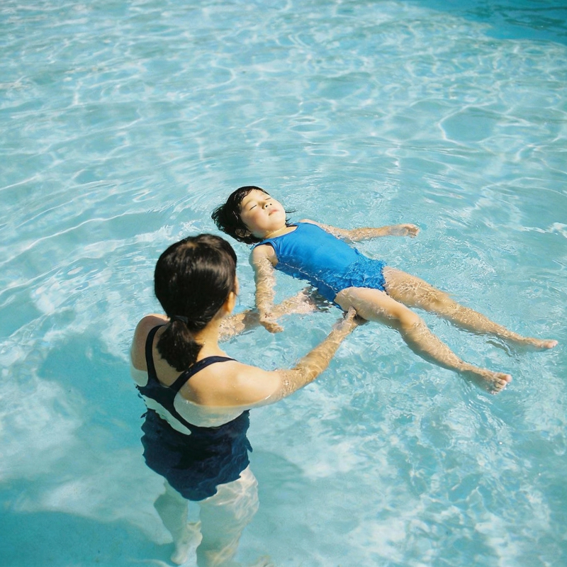 泳池教学时刻图片