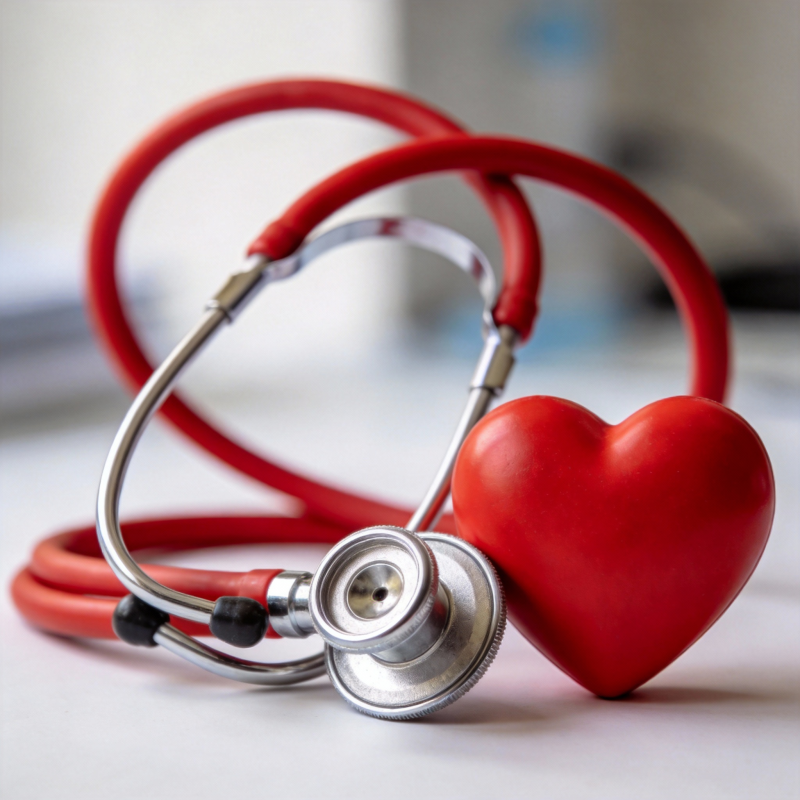 爱心与听诊器图片