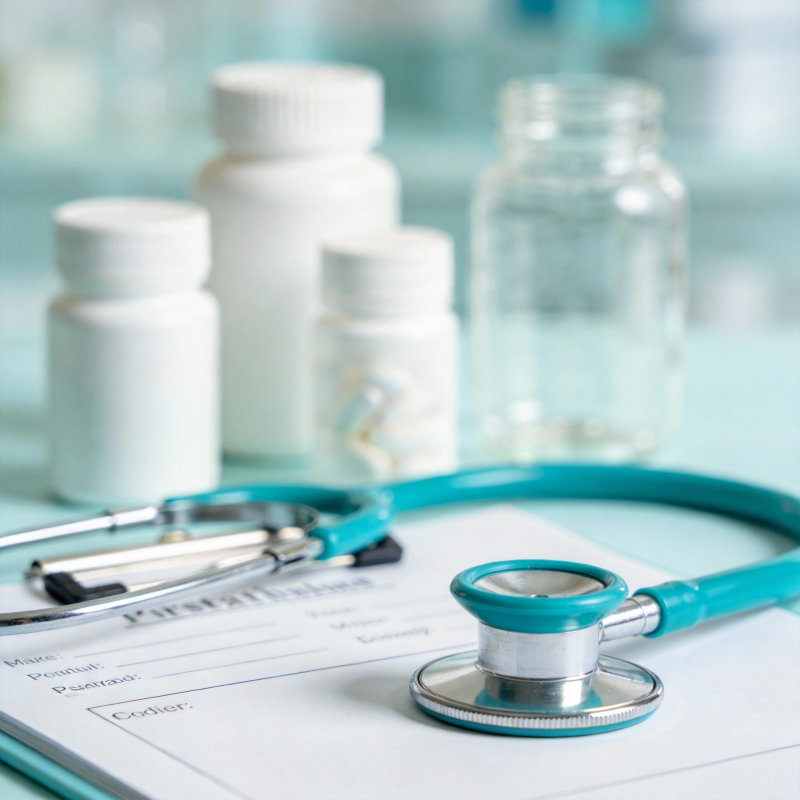 医疗用品与听诊器图片