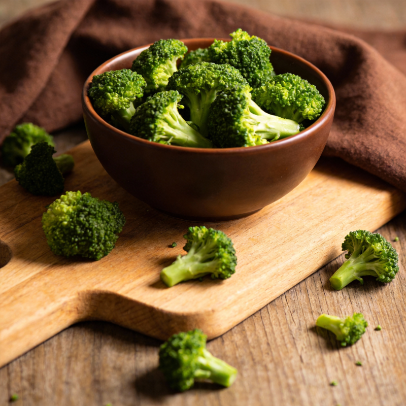 新鲜西兰花碗装图片