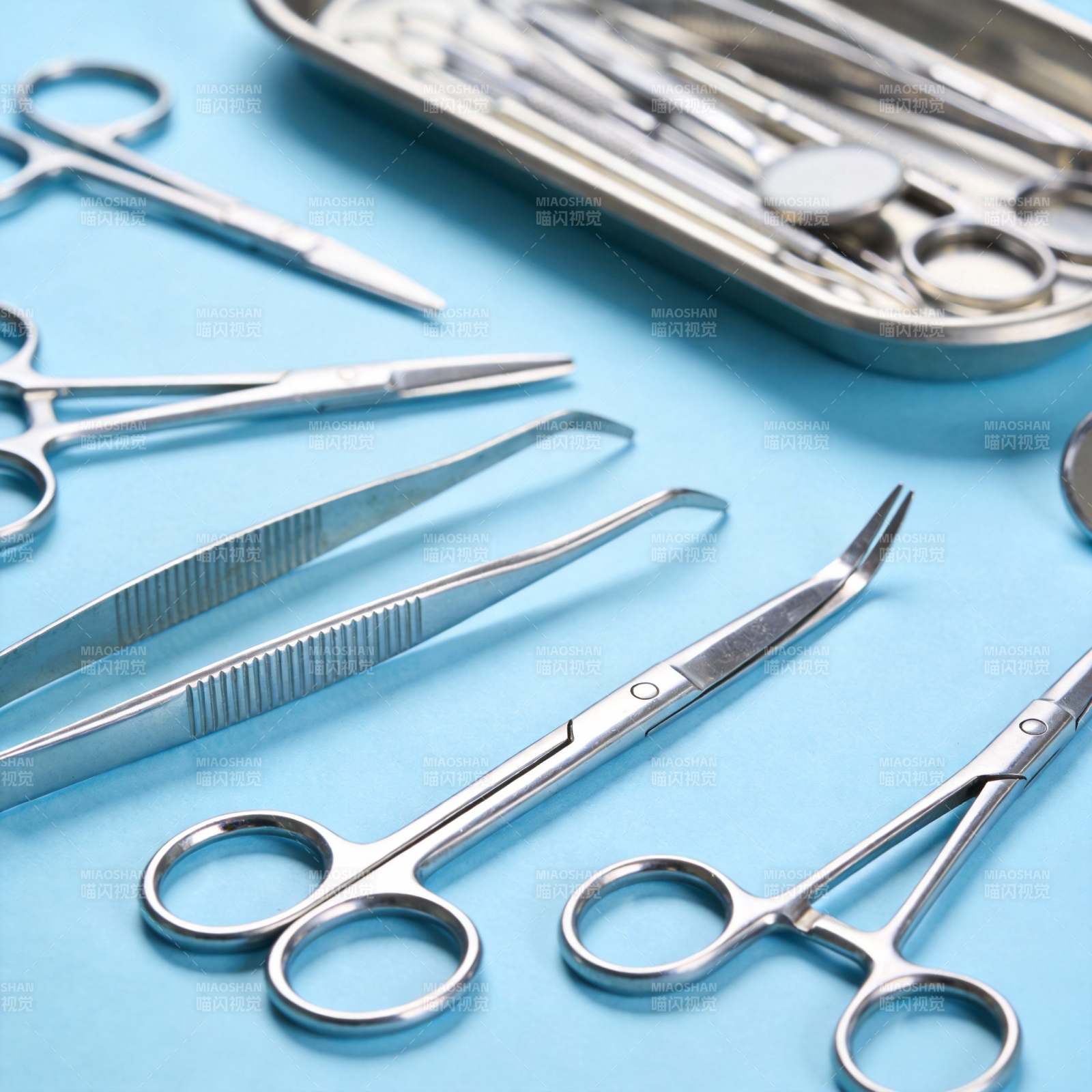 手术器械特写图片
