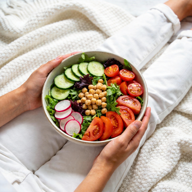 新鲜蔬菜沙拉图片