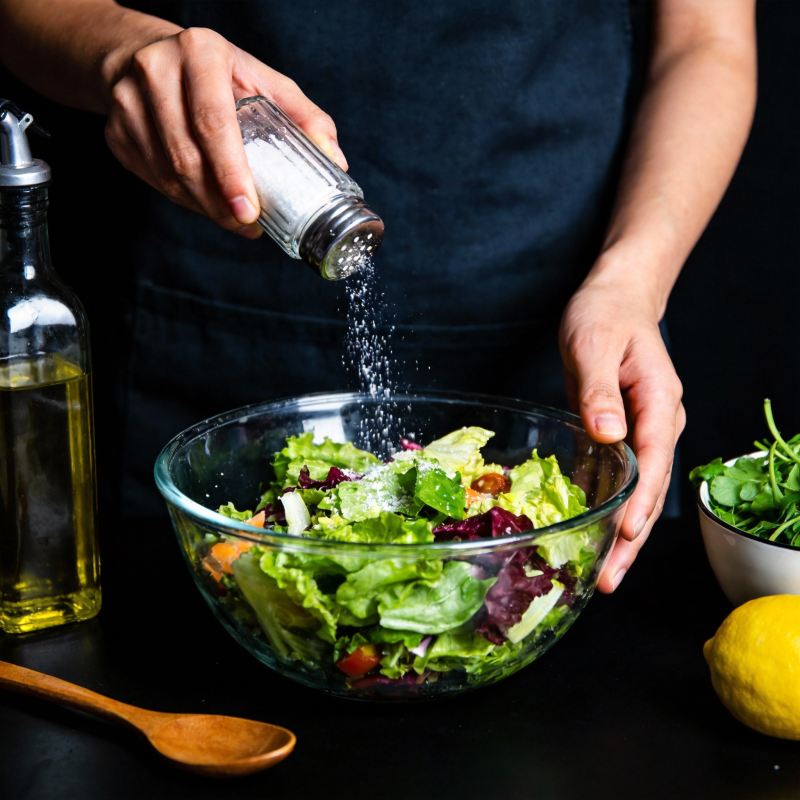 撒盐拌沙拉图片