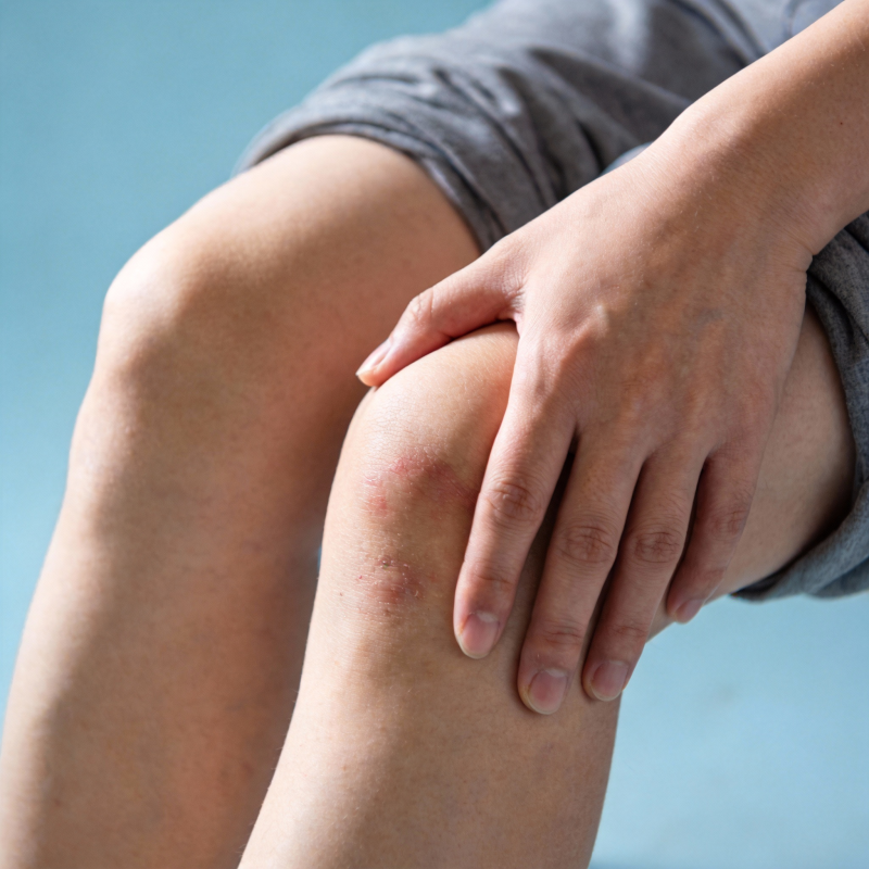 膝盖疼痛困扰图片