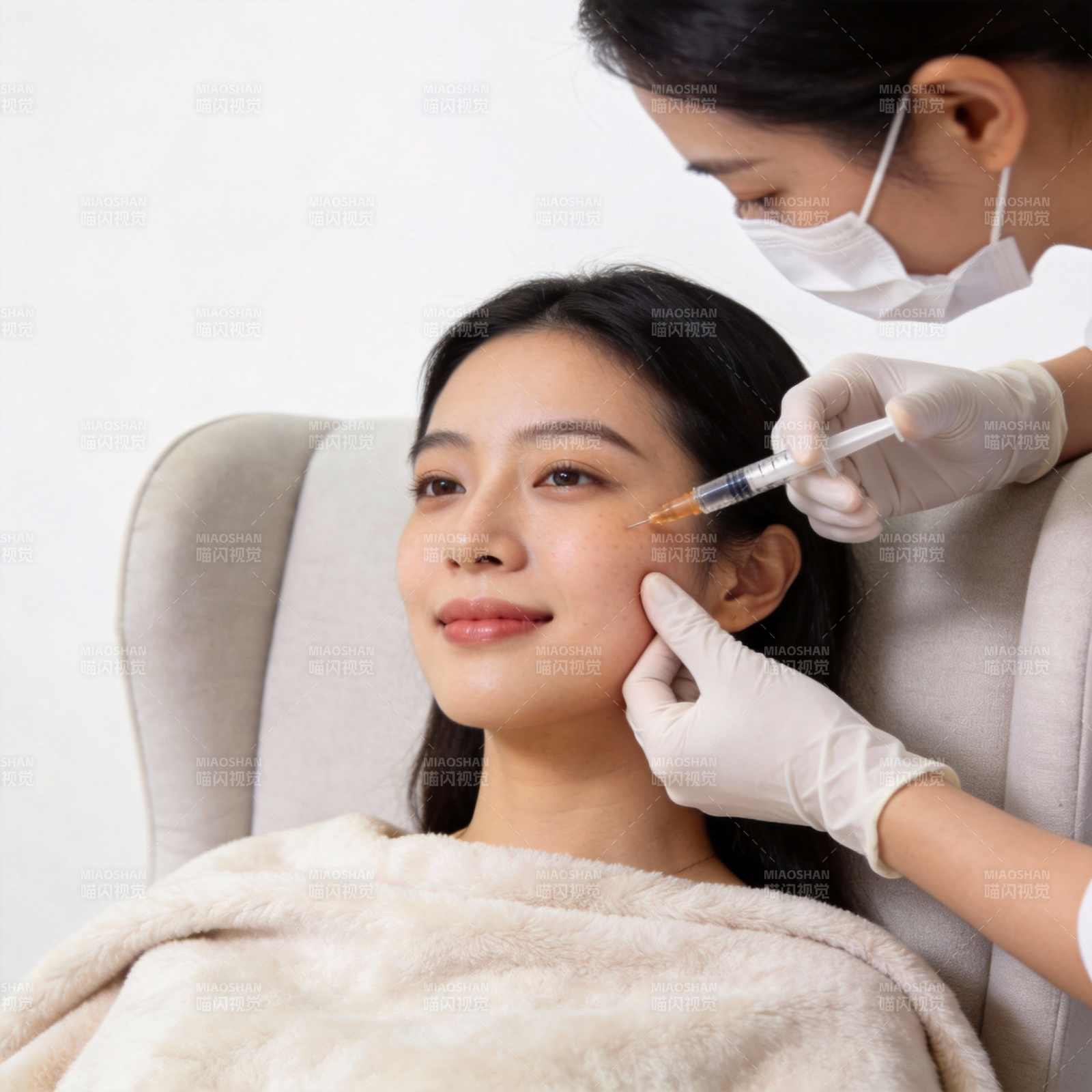 面部注射美容护理图片
