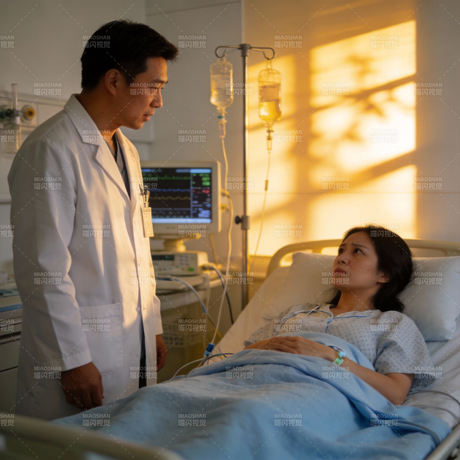 医患对话温馨时刻图片