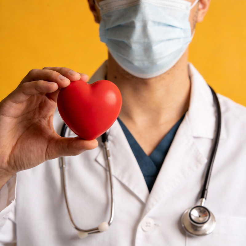 医生守护心脏健康图片