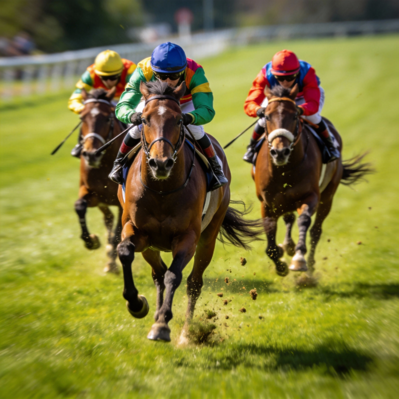 赛马飞驰瞬间图片