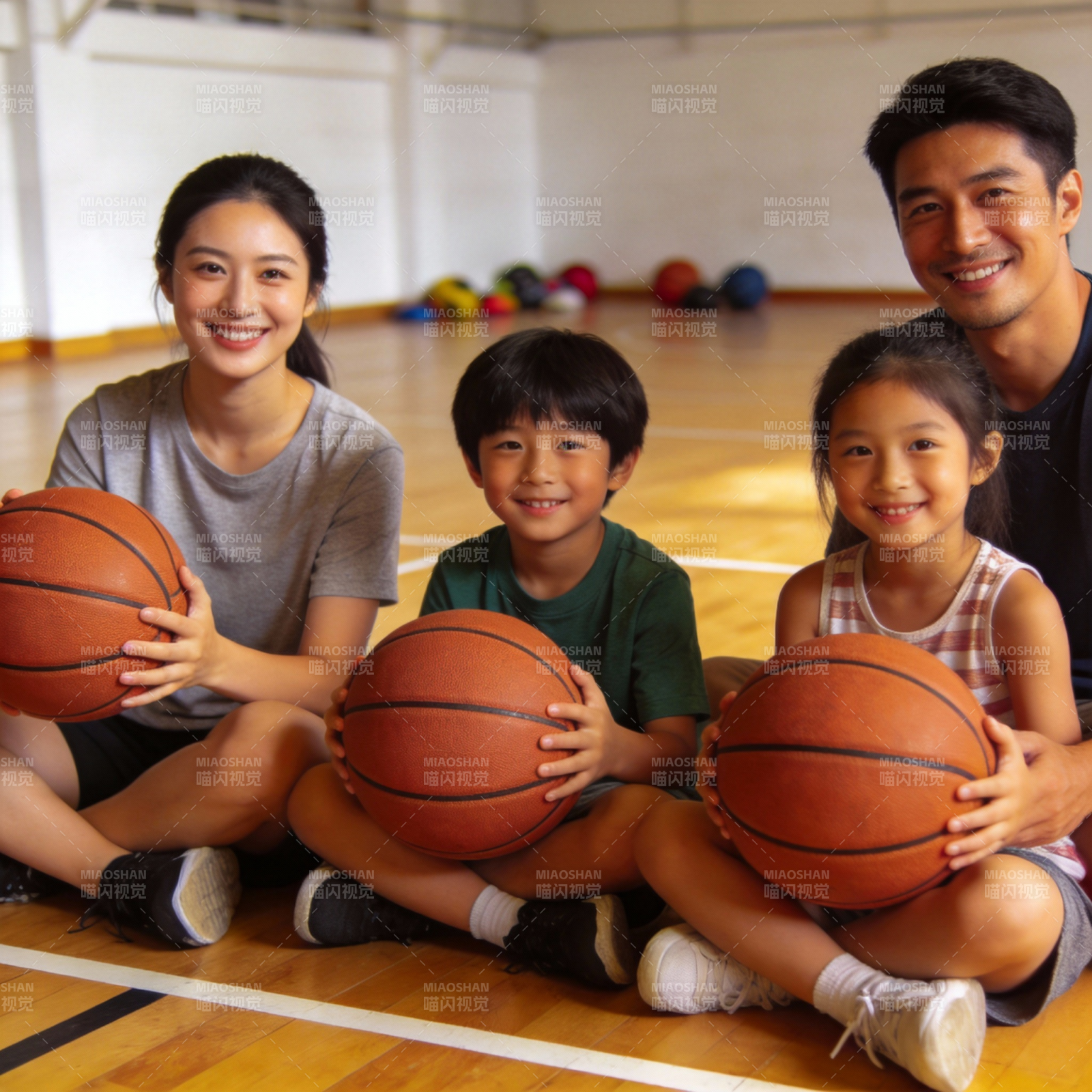 全家篮球乐图片