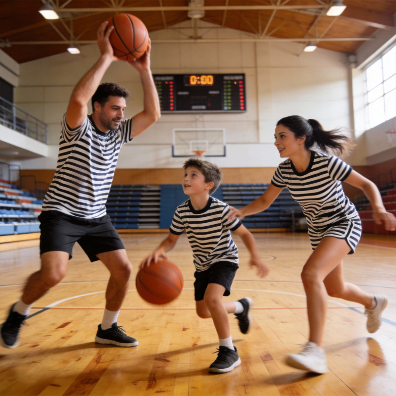 全家篮球乐图片