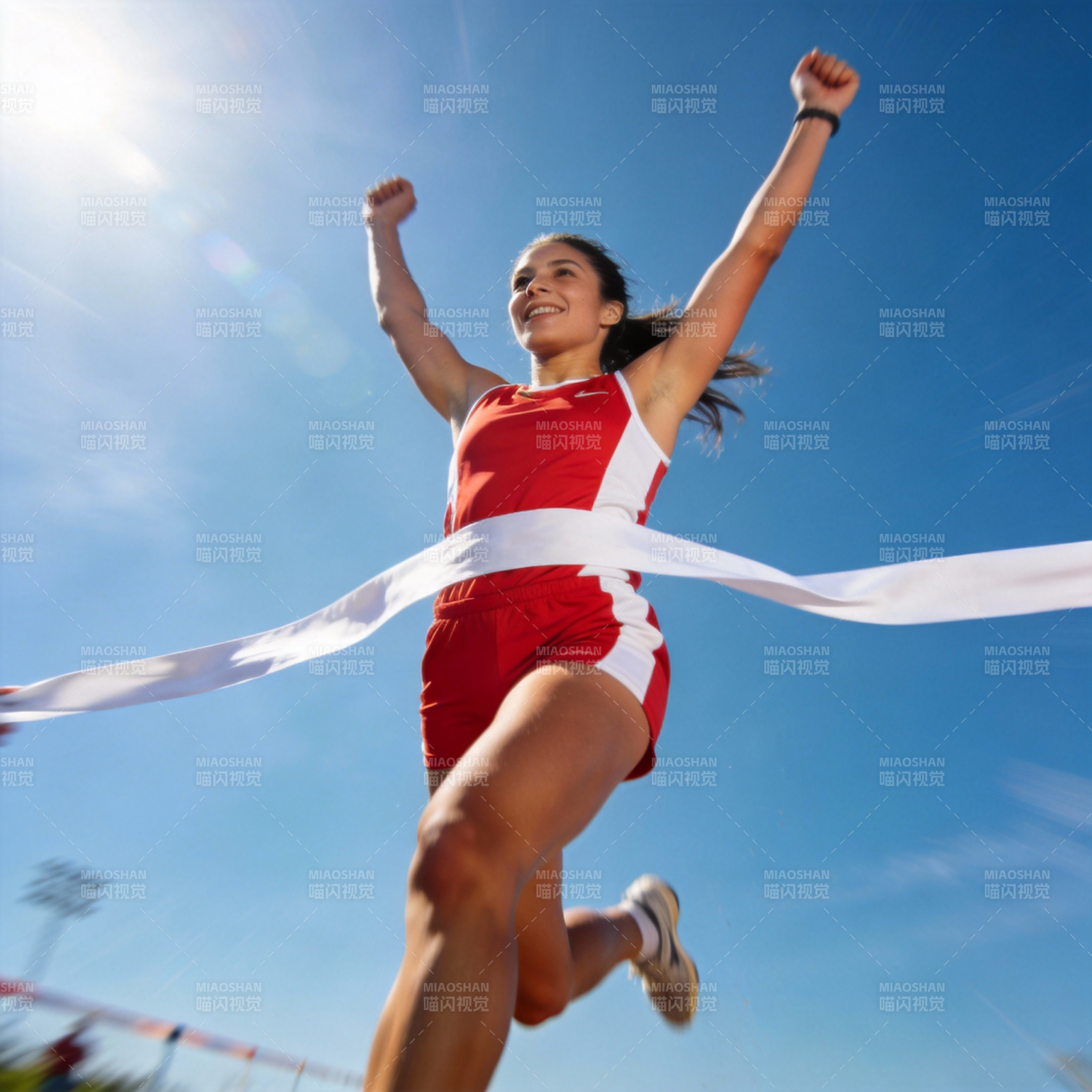 冲刺胜利瞬间图片