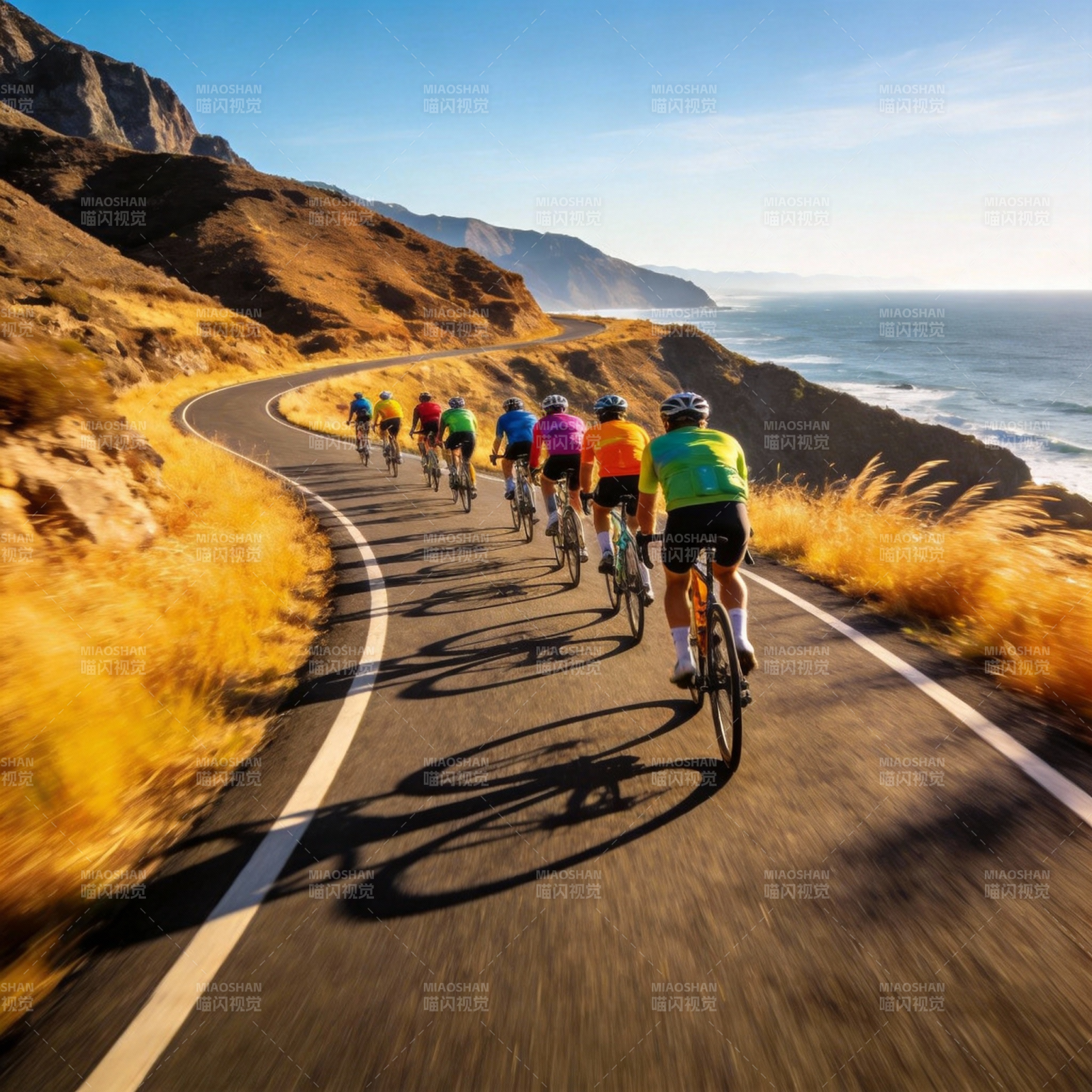 海岸骑行之旅图片