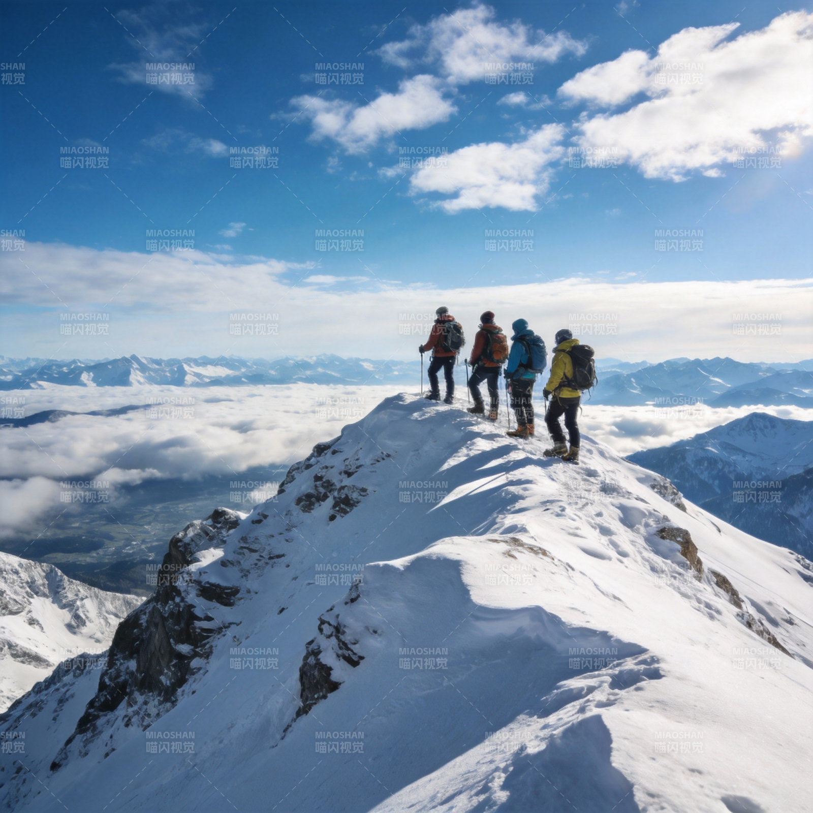 雪山之巅 勇者同行图片