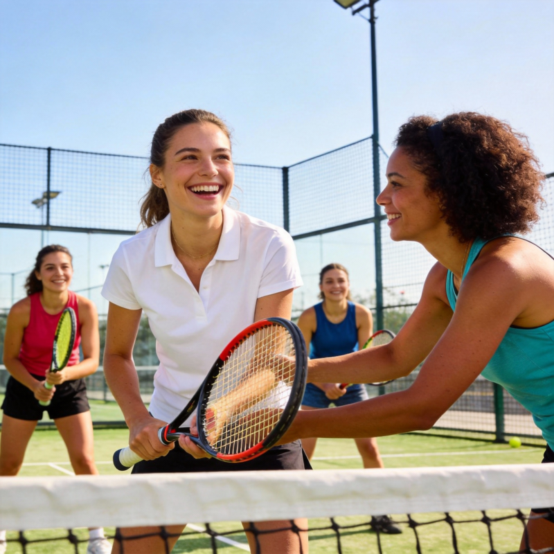 网球姐妹花图片