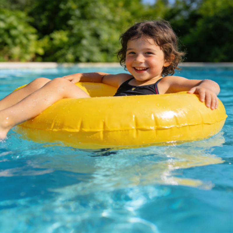 泳池里的快乐时光图片