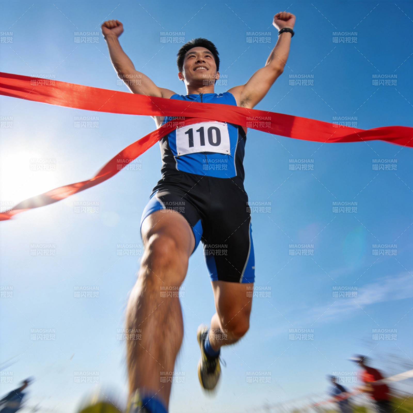 冲刺夺冠瞬间图片
