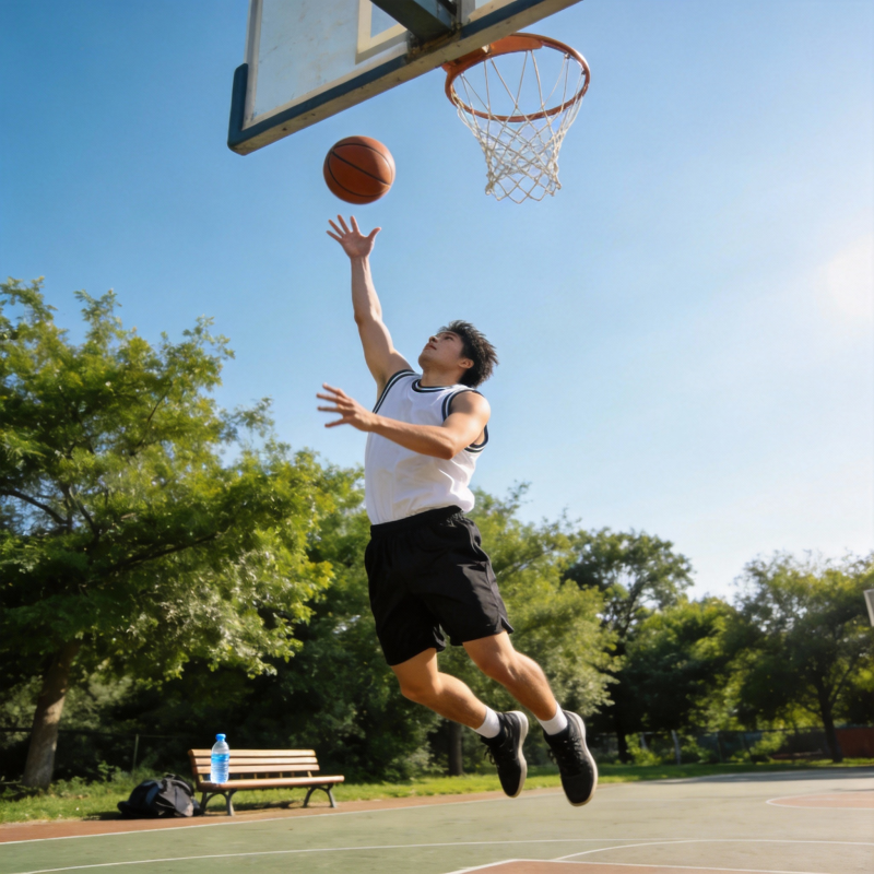 篮球扣篮瞬间图片