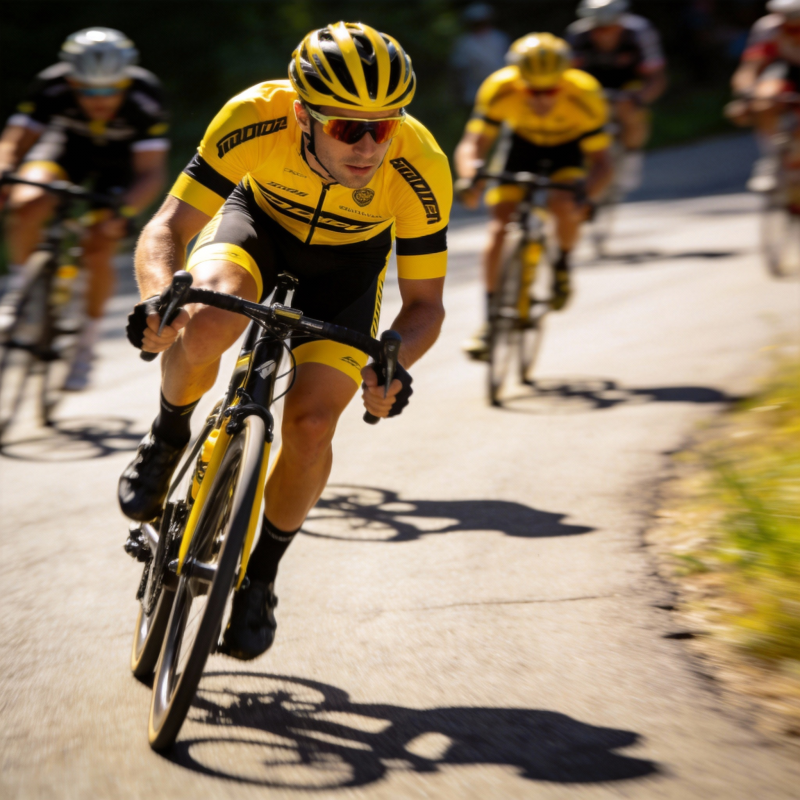 骑行竞速瞬间图片