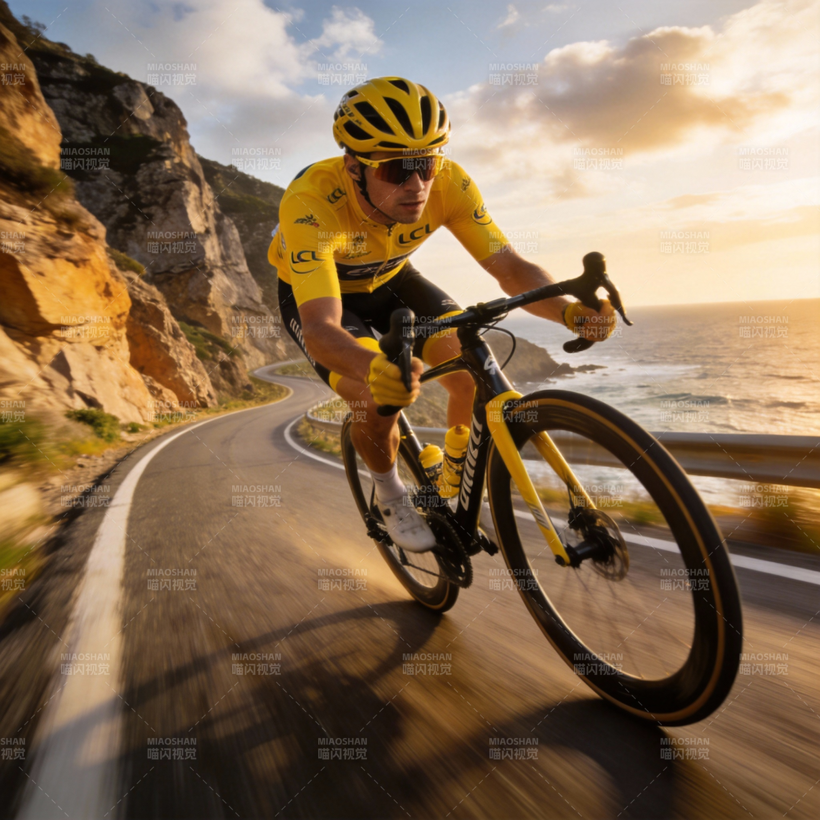 骑行海岸线图片