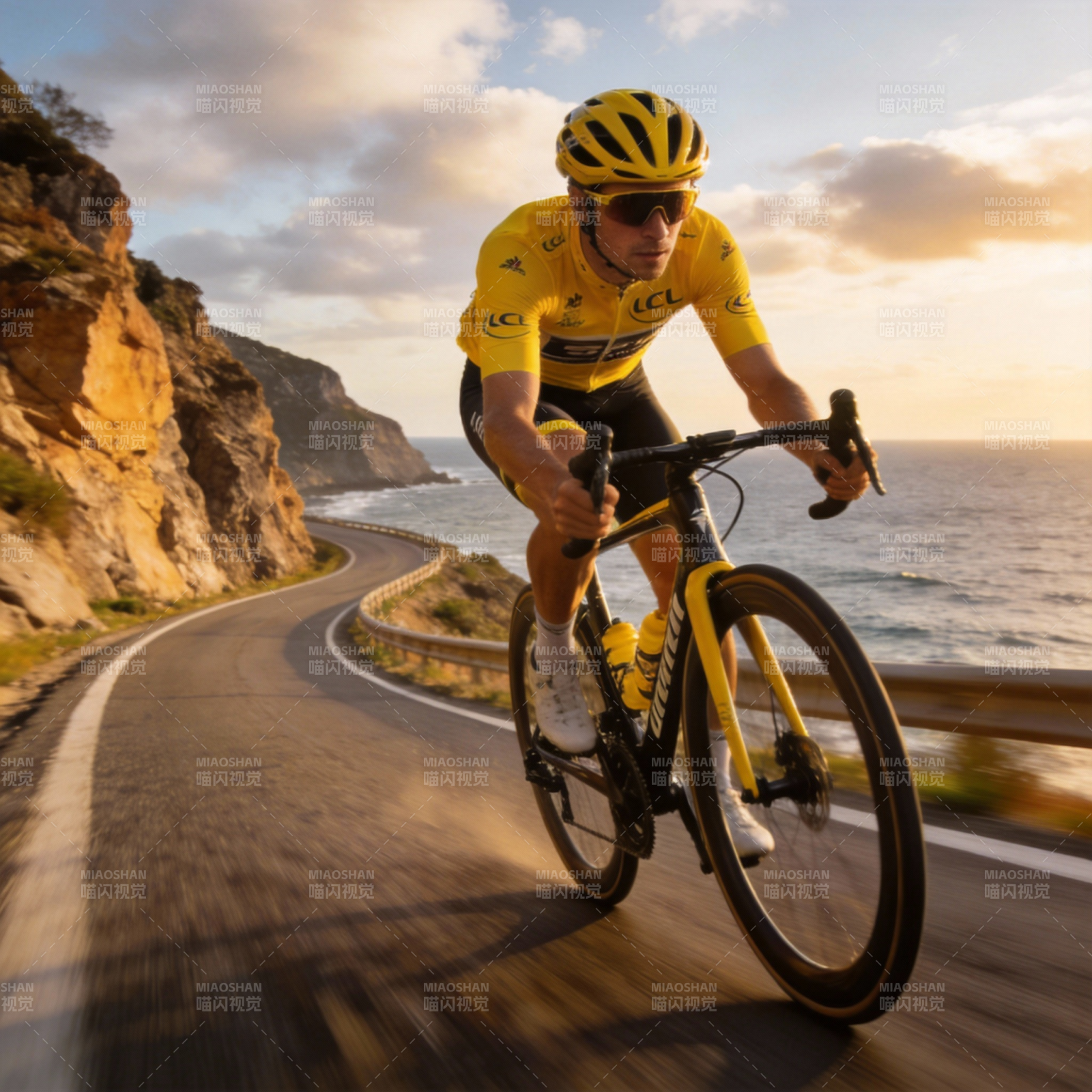 黄衫骑士海岸驰骋图片