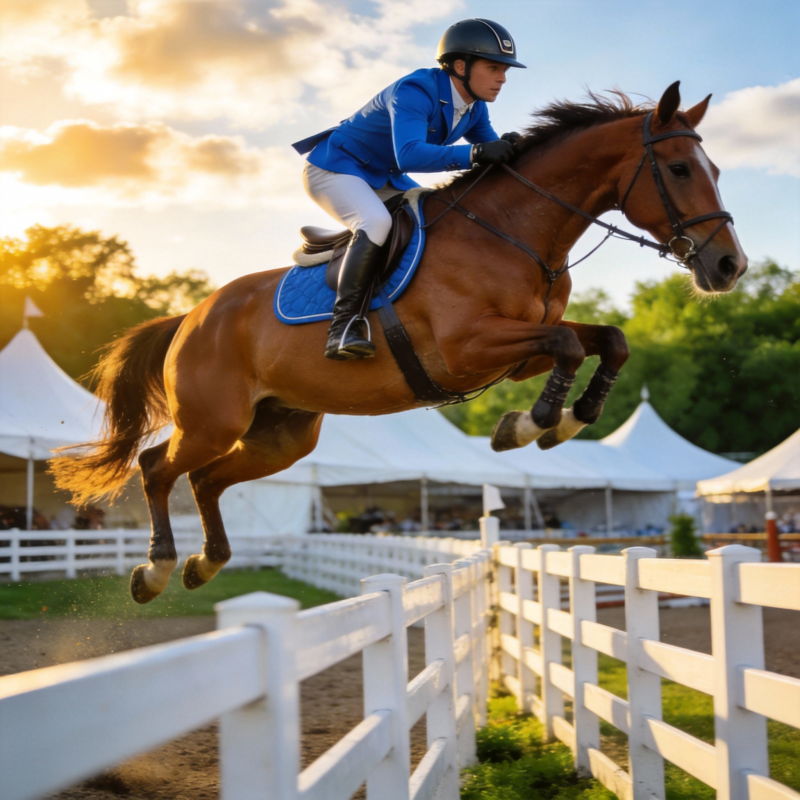 骏马腾跃 驰骋赛场图片
