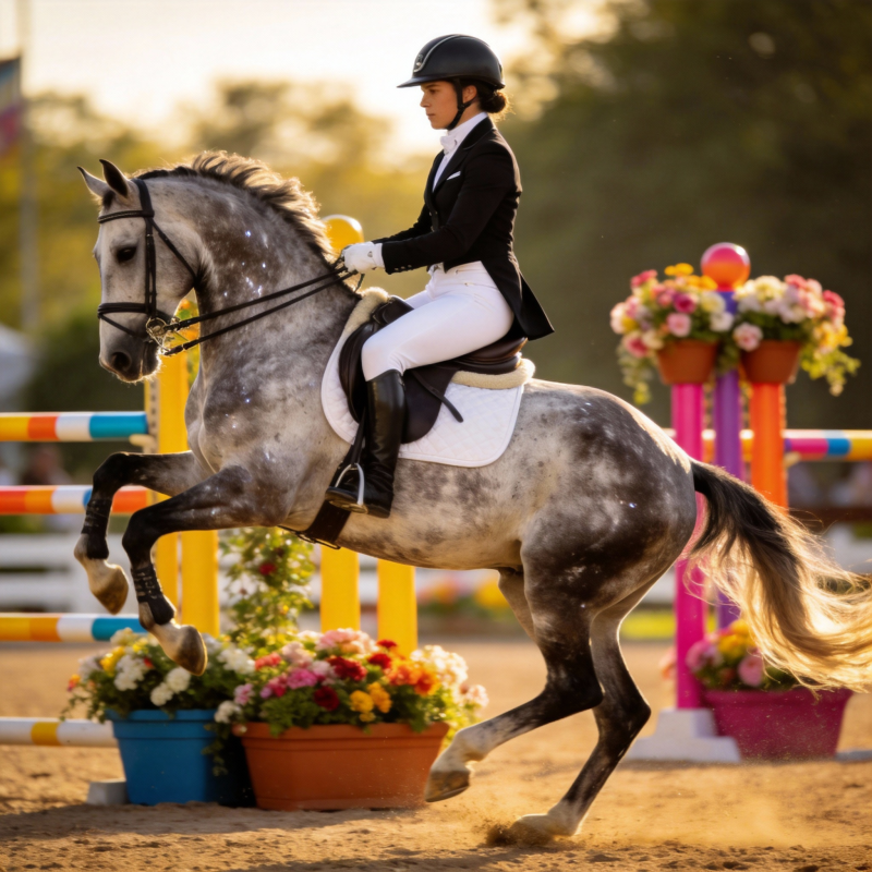 马术优雅瞬间图片