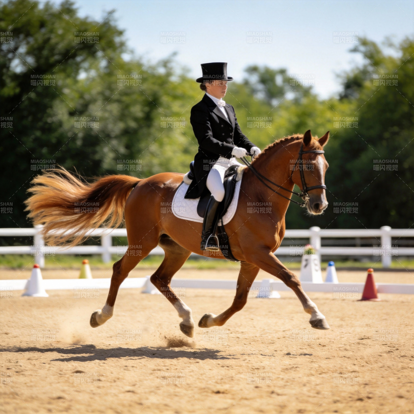 马术优雅瞬间图片