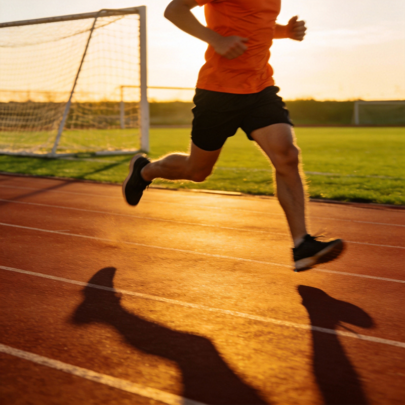 奔跑的剪影图片