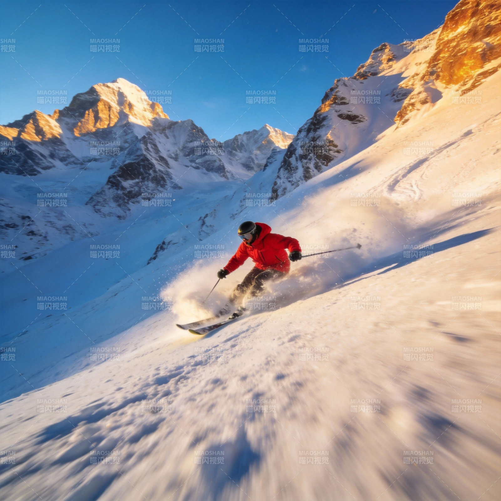 雪山疾驰 尽享滑雪激情图片