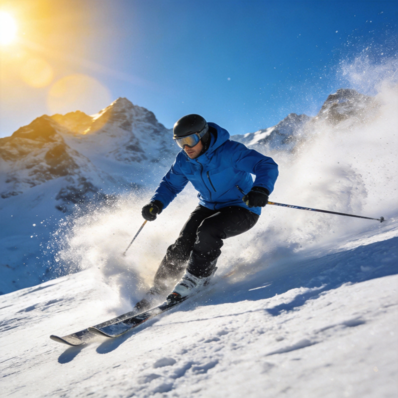 雪峰疾驰 尽享滑雪快感图片