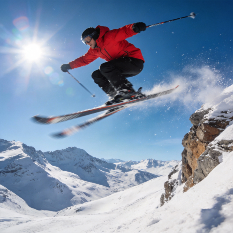 雪山飞驰 尽享滑雪快感图片