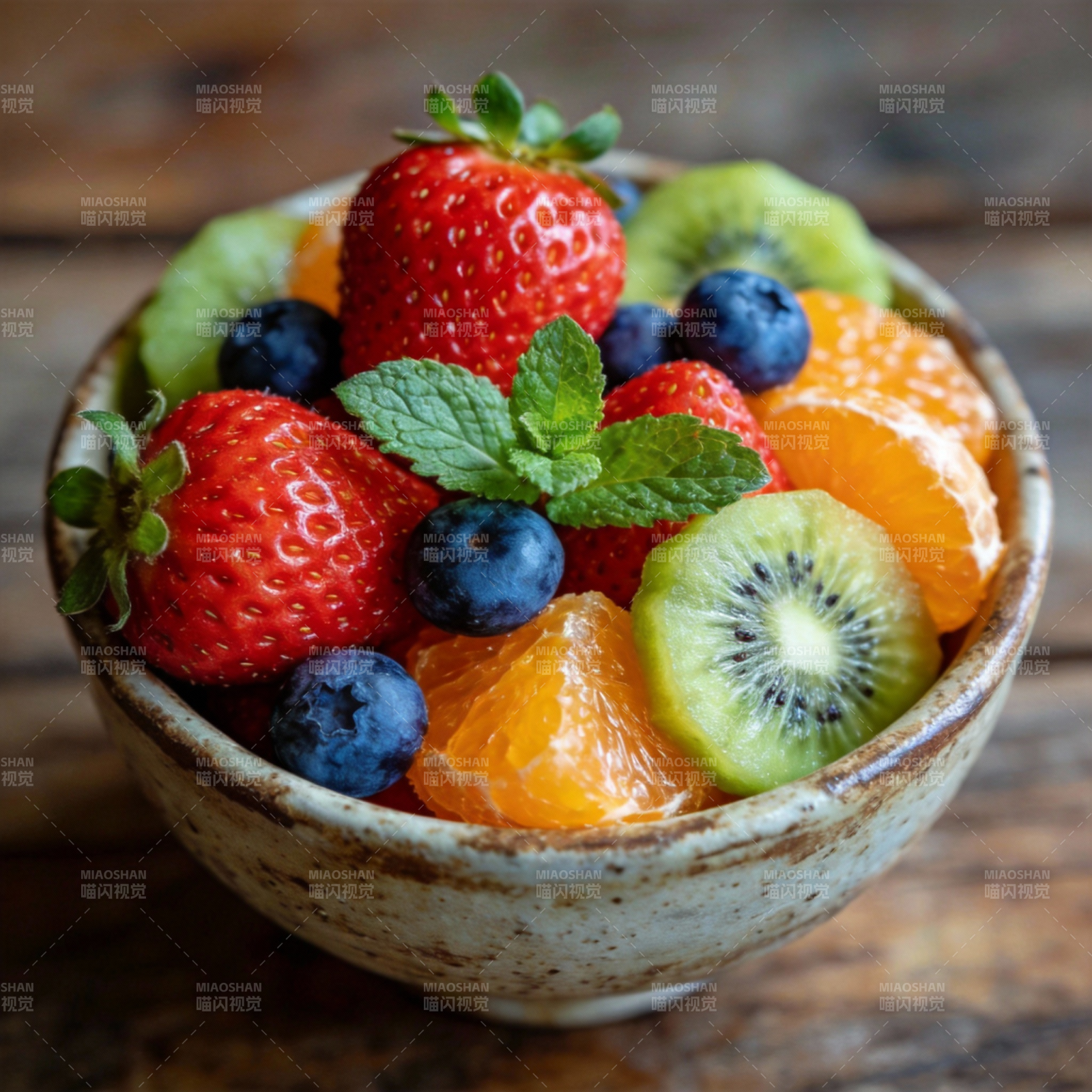 缤纷水果沙拉图片