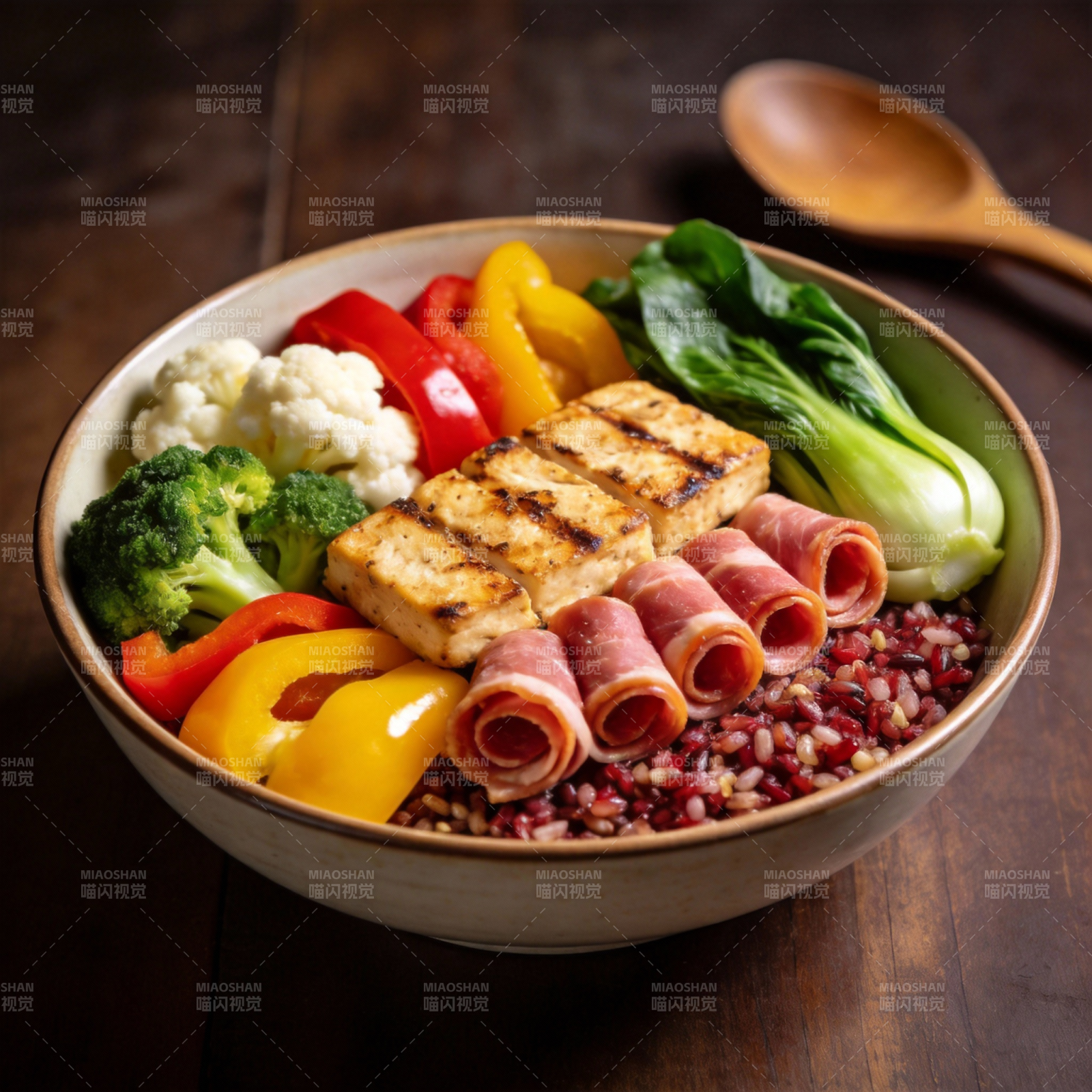 美味健康碗图片