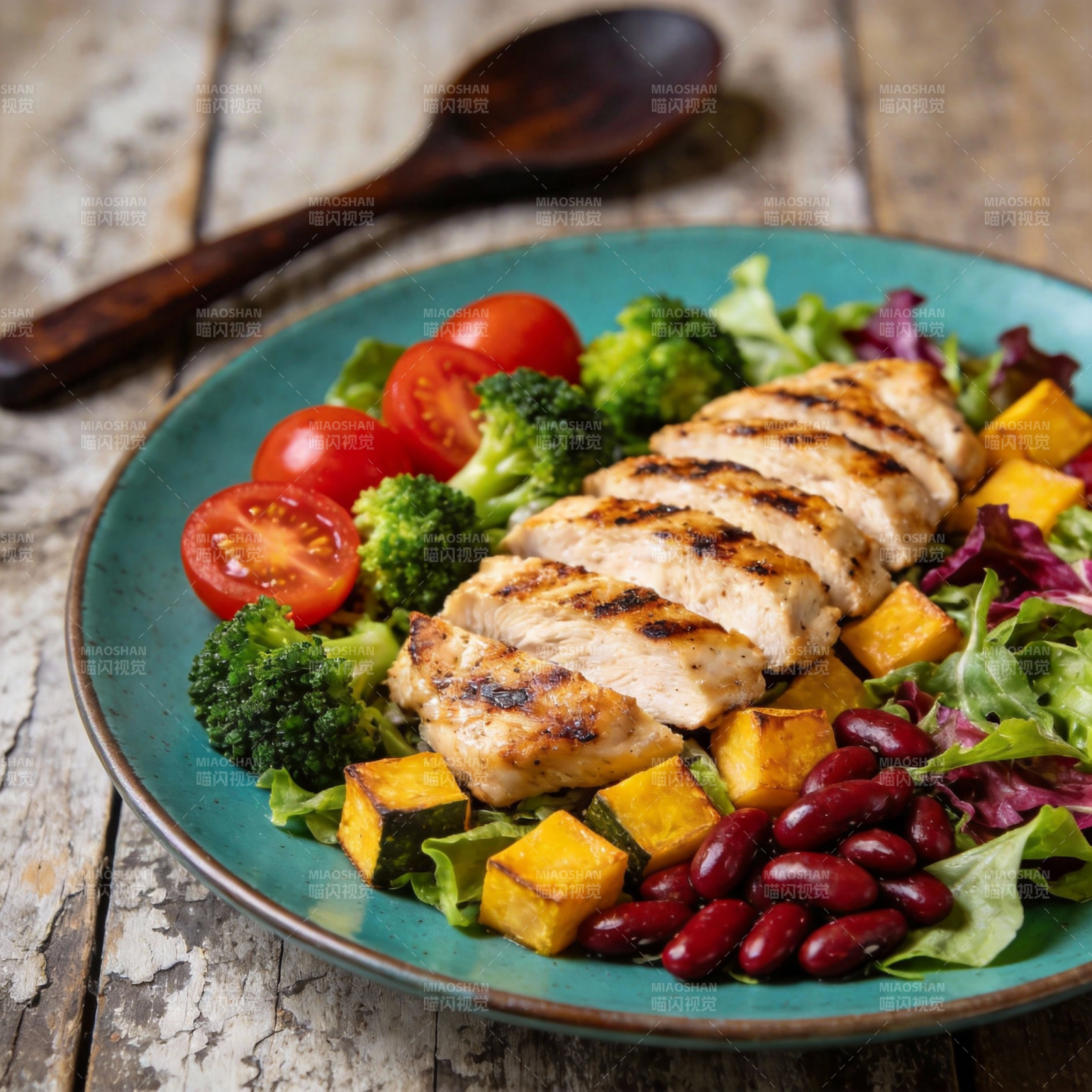 美味鸡胸沙拉图片