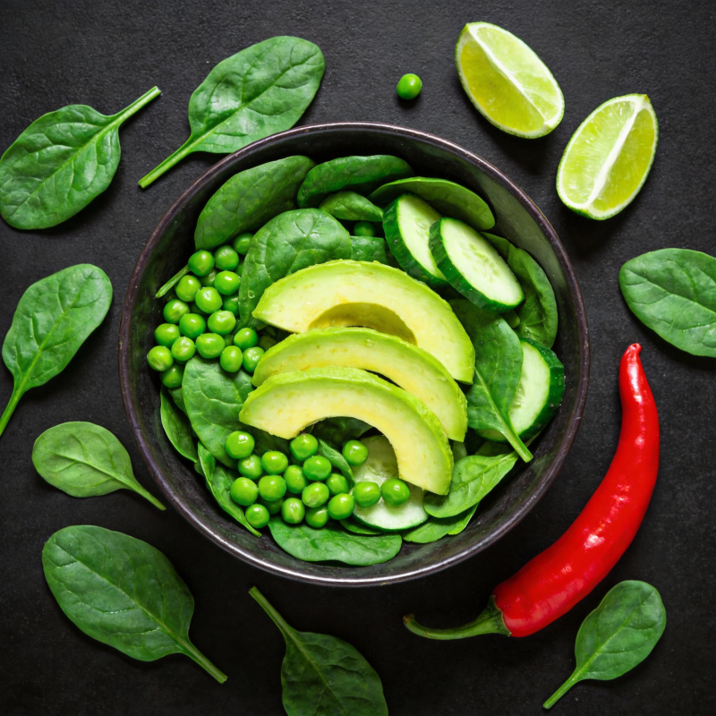 清新蔬果沙拉图片