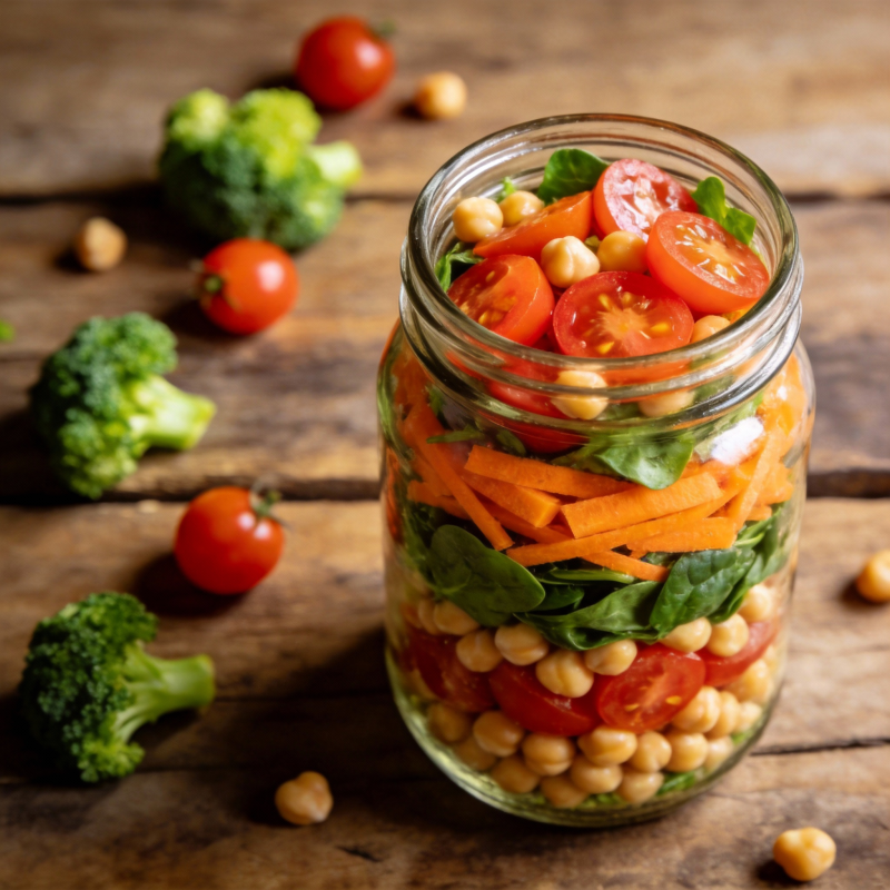 罐装蔬菜沙拉图片