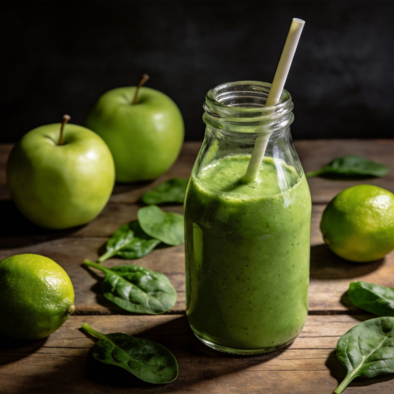 绿色果蔬汁图片