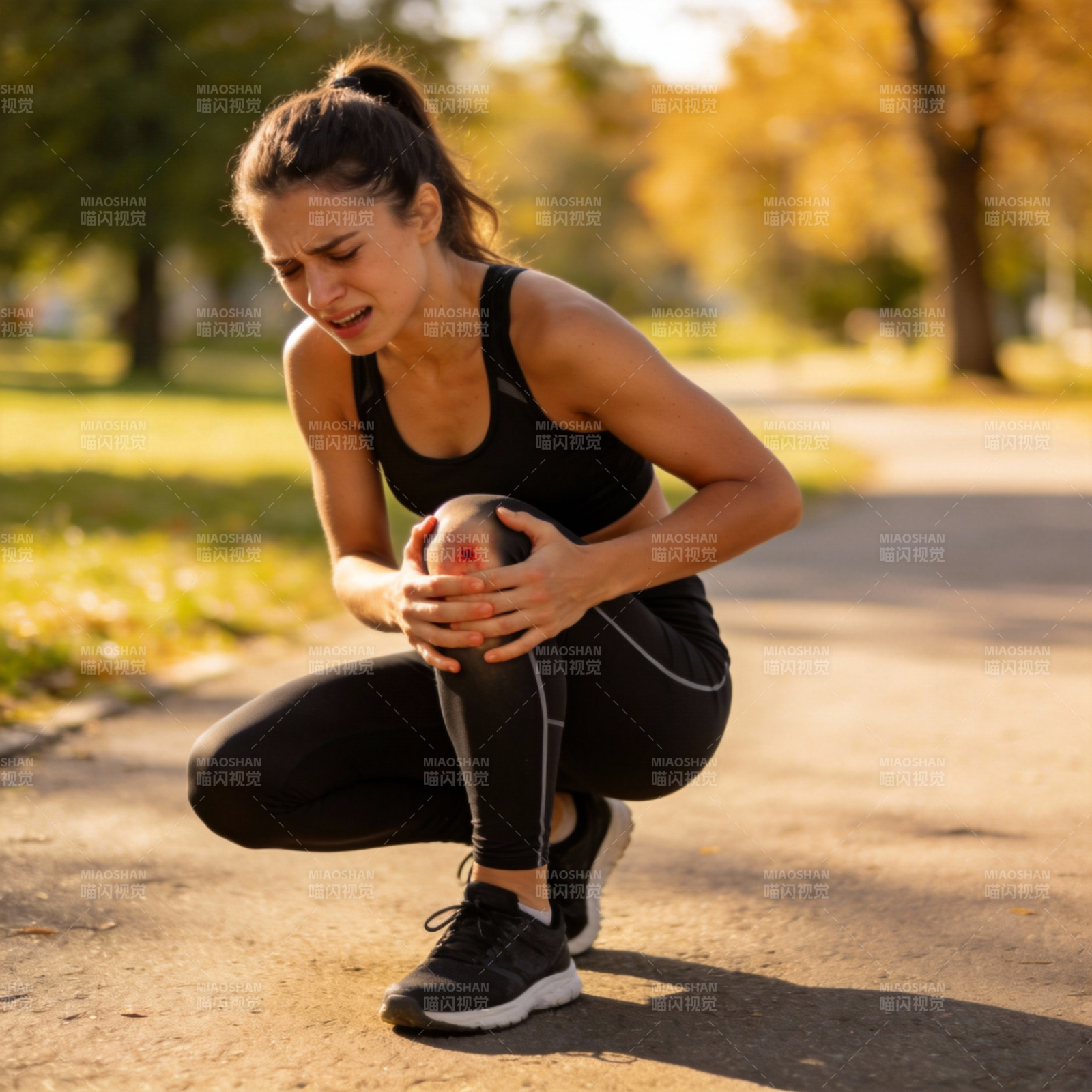 运动受伤瞬间图片