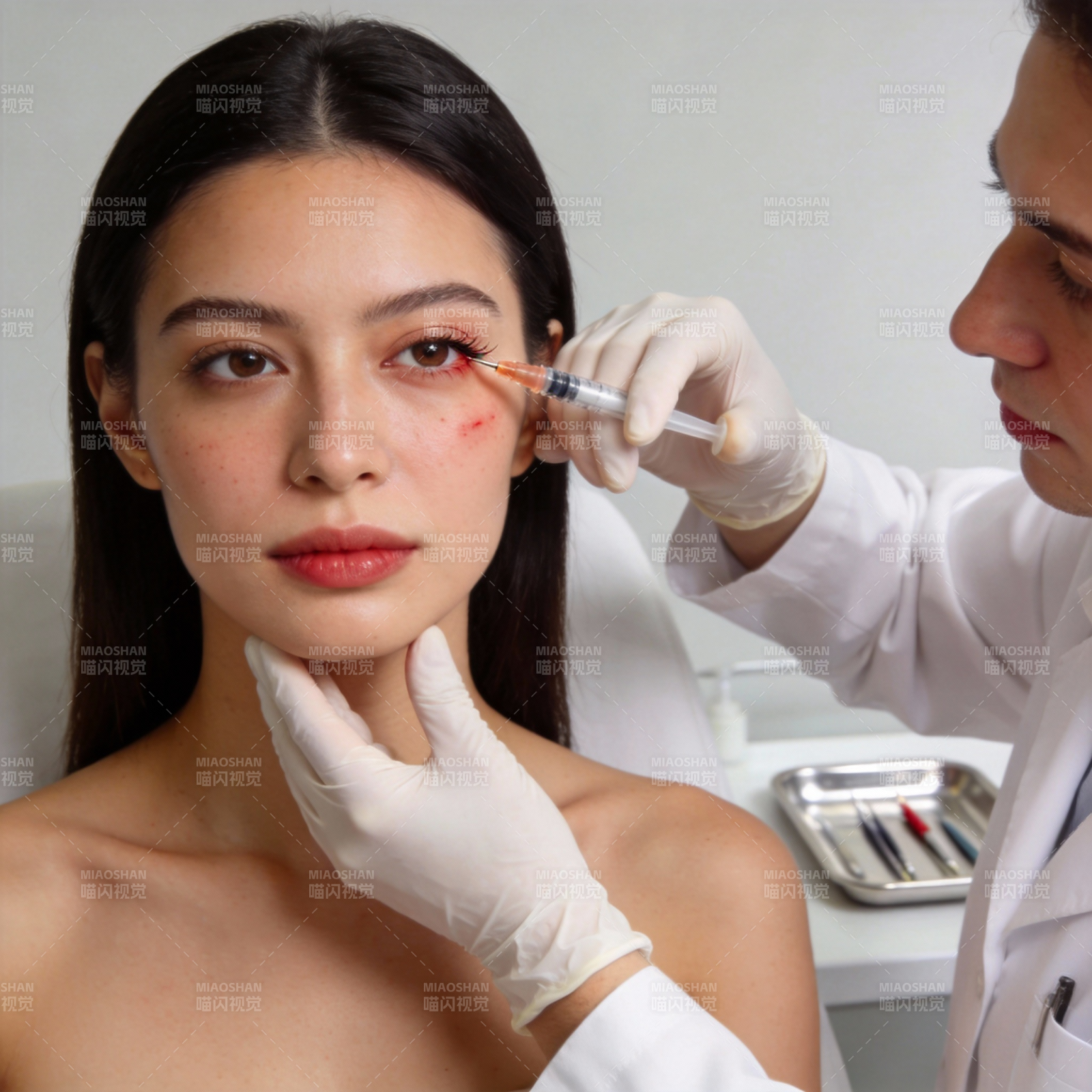 医美注射瞬间图片