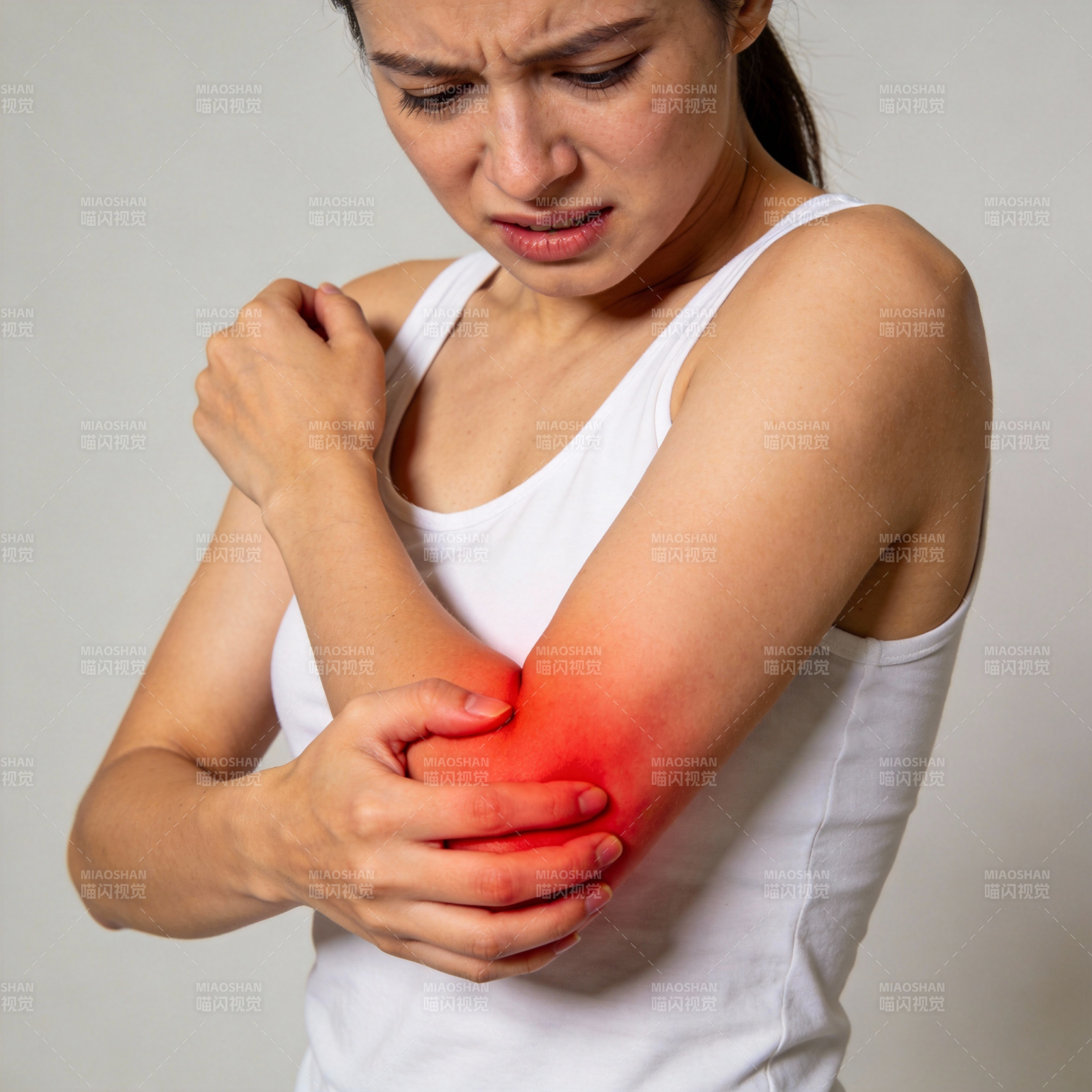 手臂疼痛难忍图片