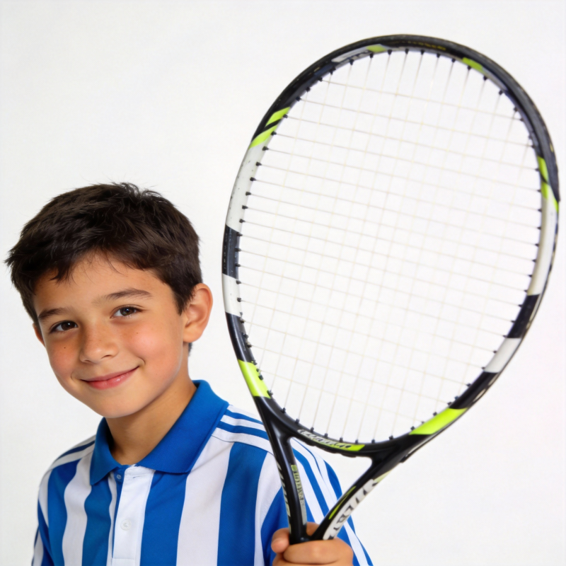 小球员挥拍微笑图片