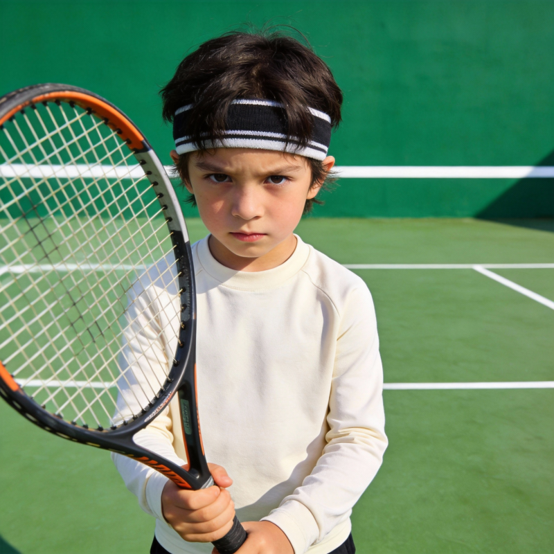 小球员专注网球图片