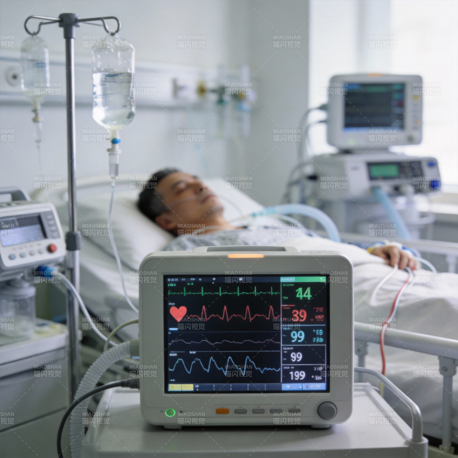 重症监护室场景图片