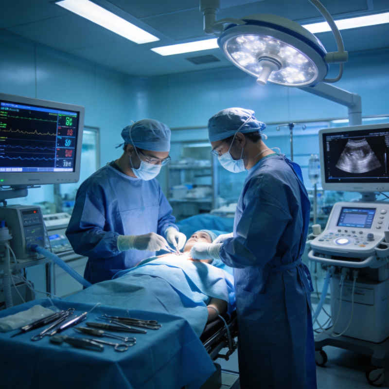 手术进行中图片
