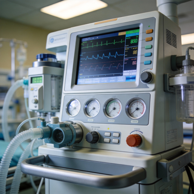 医疗监护仪特写图片